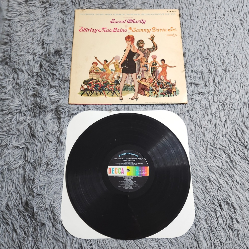 Sweet Charity‎ Soundtrack Vinyl Record Shirley MacLaine Sammy Davis Jr Decca